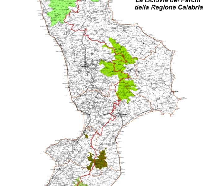 ITALIAN GREEN ROAD AWARD, PREMIO ALLA CICLOVIA DEI PARCHI CALABRESI